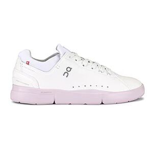On THE ROGER Advantage Sneaker in White & Lily size 6